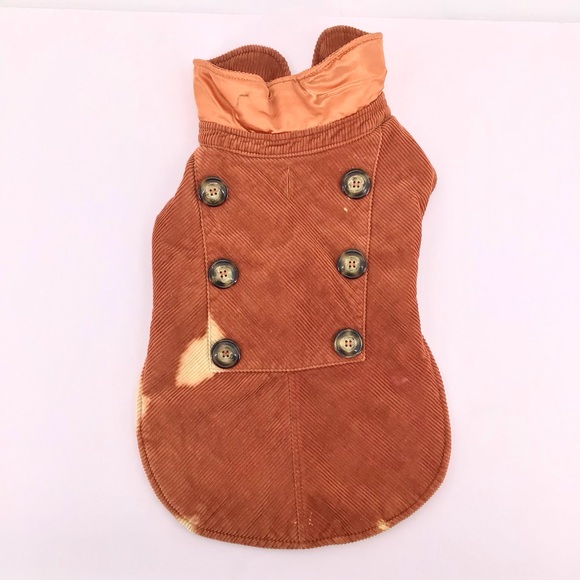 Woolrich Corduroy Dog Sweater Jacket Vest Size Large - Picture 1 of 14